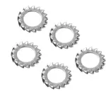 XBG252 -  Kit 5 Rondelle Zigrinate MM 8 Montaggi Vari per Moto Varie Marche e Modelli